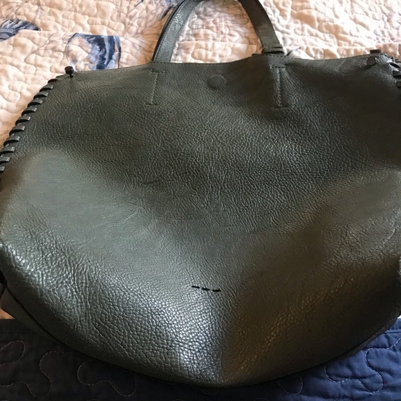 ASHTON TOTE BAG olive color - Picture 4 of 12